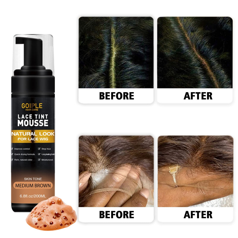 Goiple Lace Tint Mousse three-shade range—fits light to dark tones.