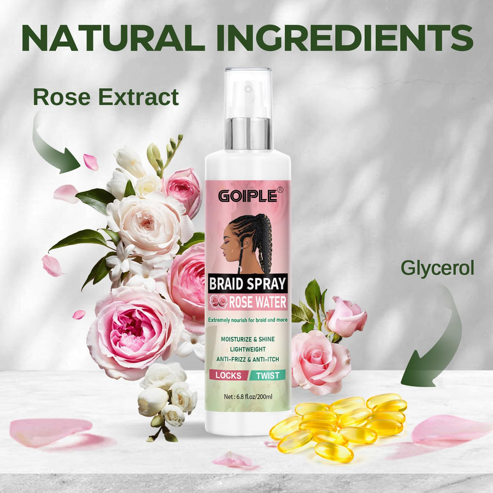 Goiple Lightweight formula sprays without weighing down braids.