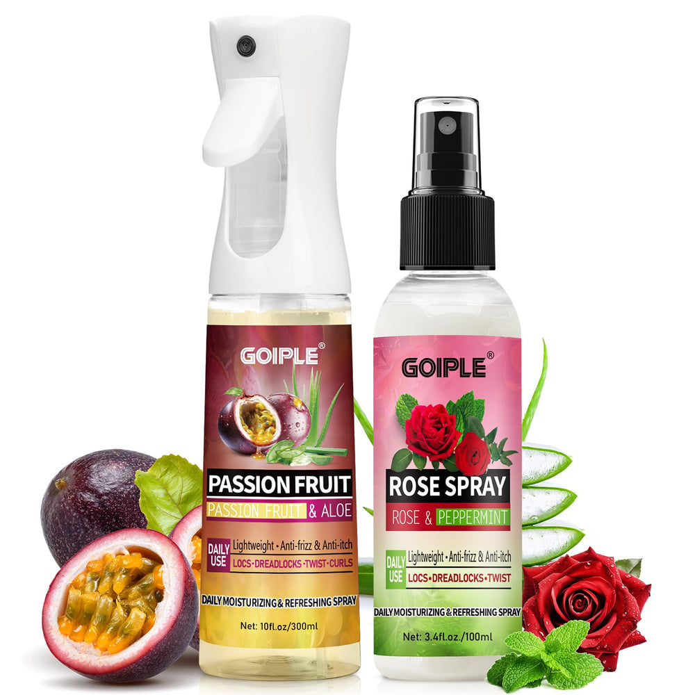 Goiple Locs: doble sistema de pulverizacion para cuidado diario.