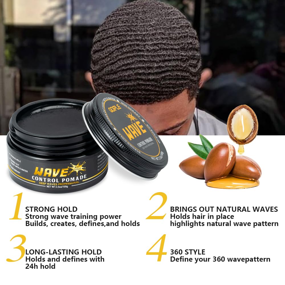 Goiple mantequilla para ondas ofrece hidratación profunda y cabello suave.