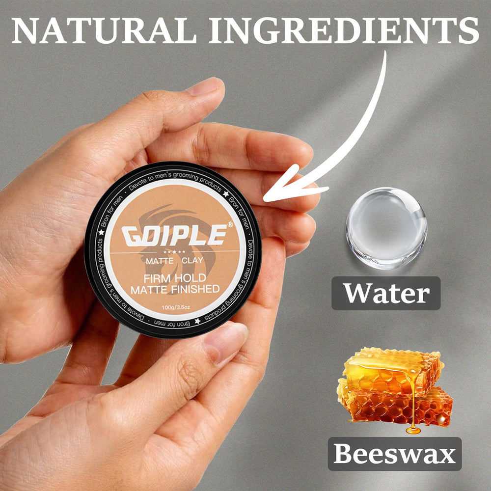 Goiple pasta cabello-firme ofrece soporte duradero para peinados.