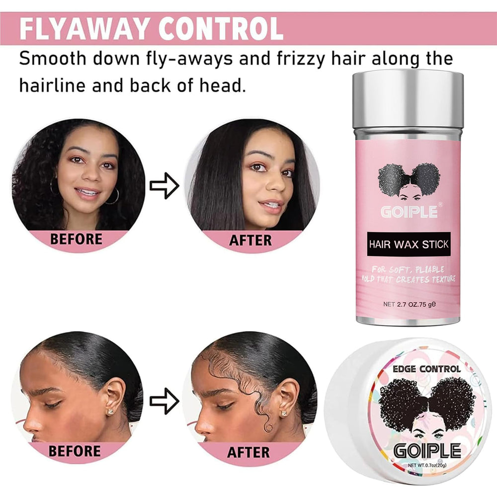 Goiple pink elastic bands pack helps secure wig during activities