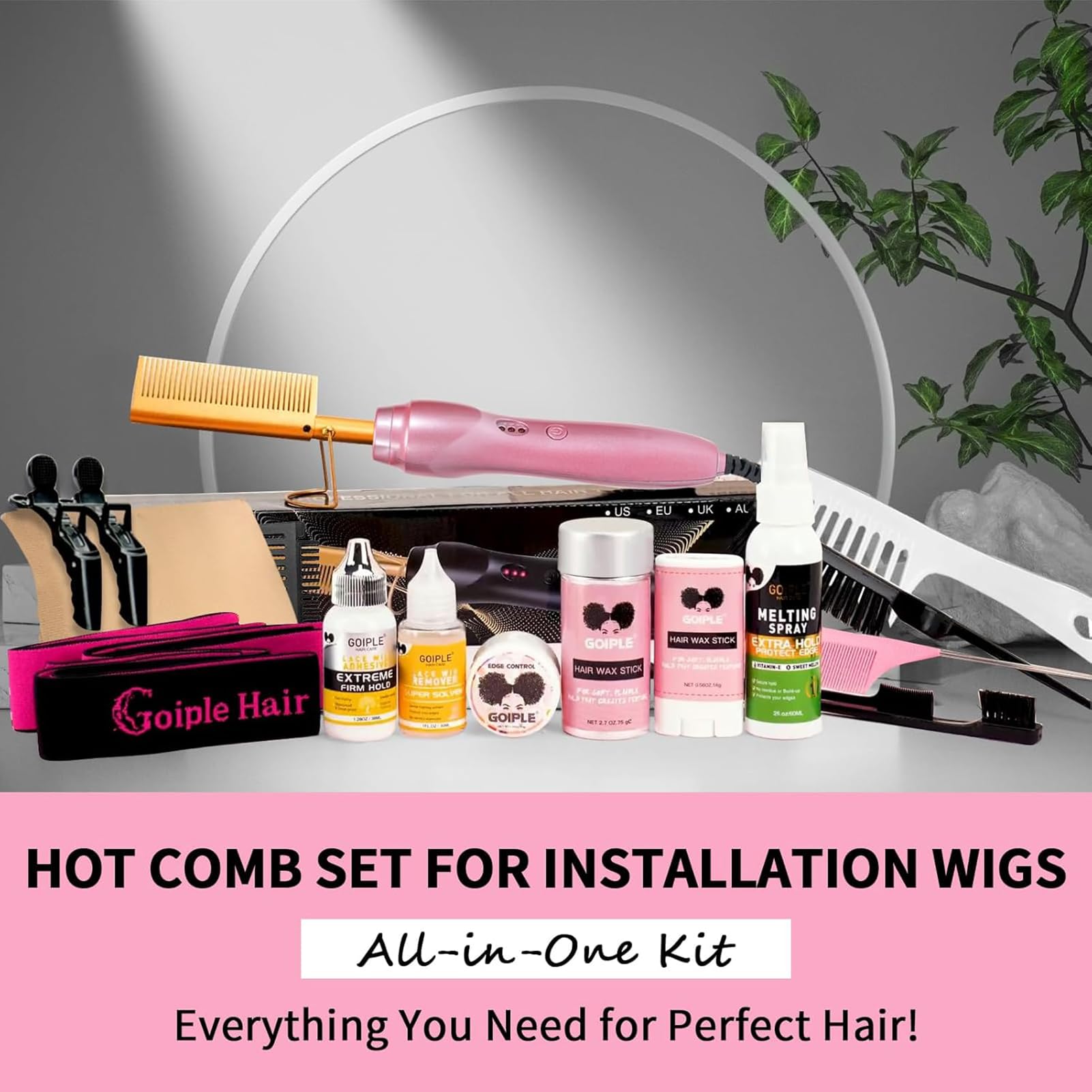 Goiple pink salon kit ready for at home professional results