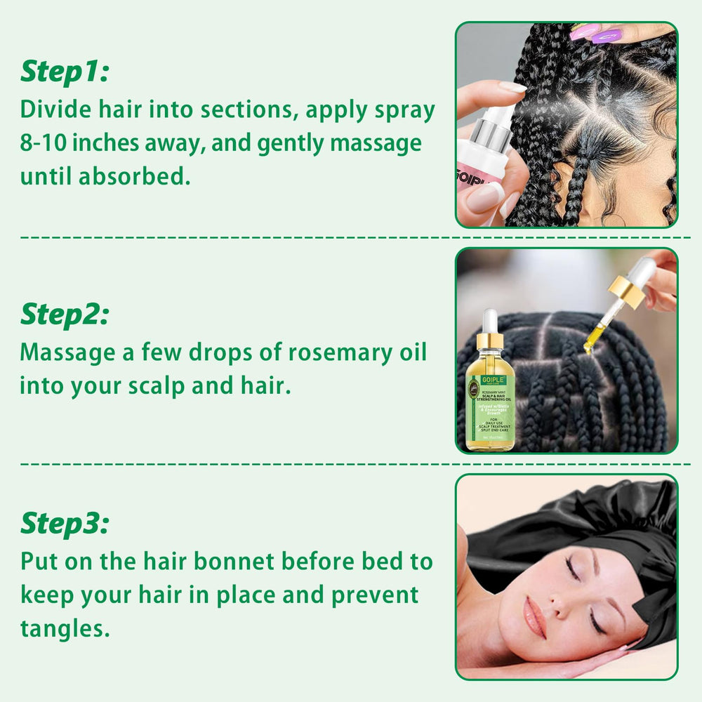 Protección diaria Goiple para trenzas y estilos protegidos