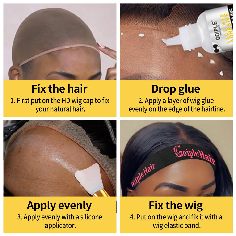 Goiple removal solution helps gentle cleanup after wearing