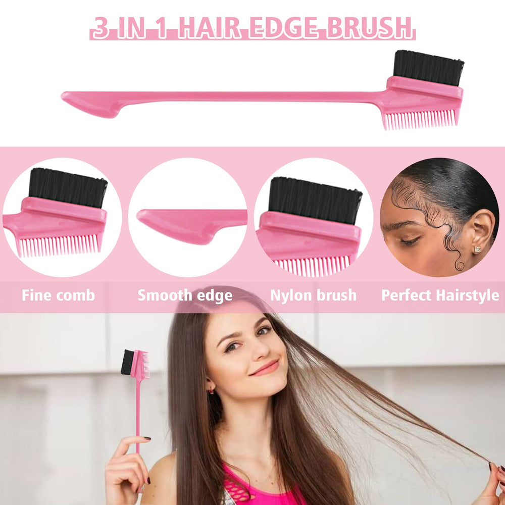 Goiple edge brushes create smooth hairlines and neat bangs.