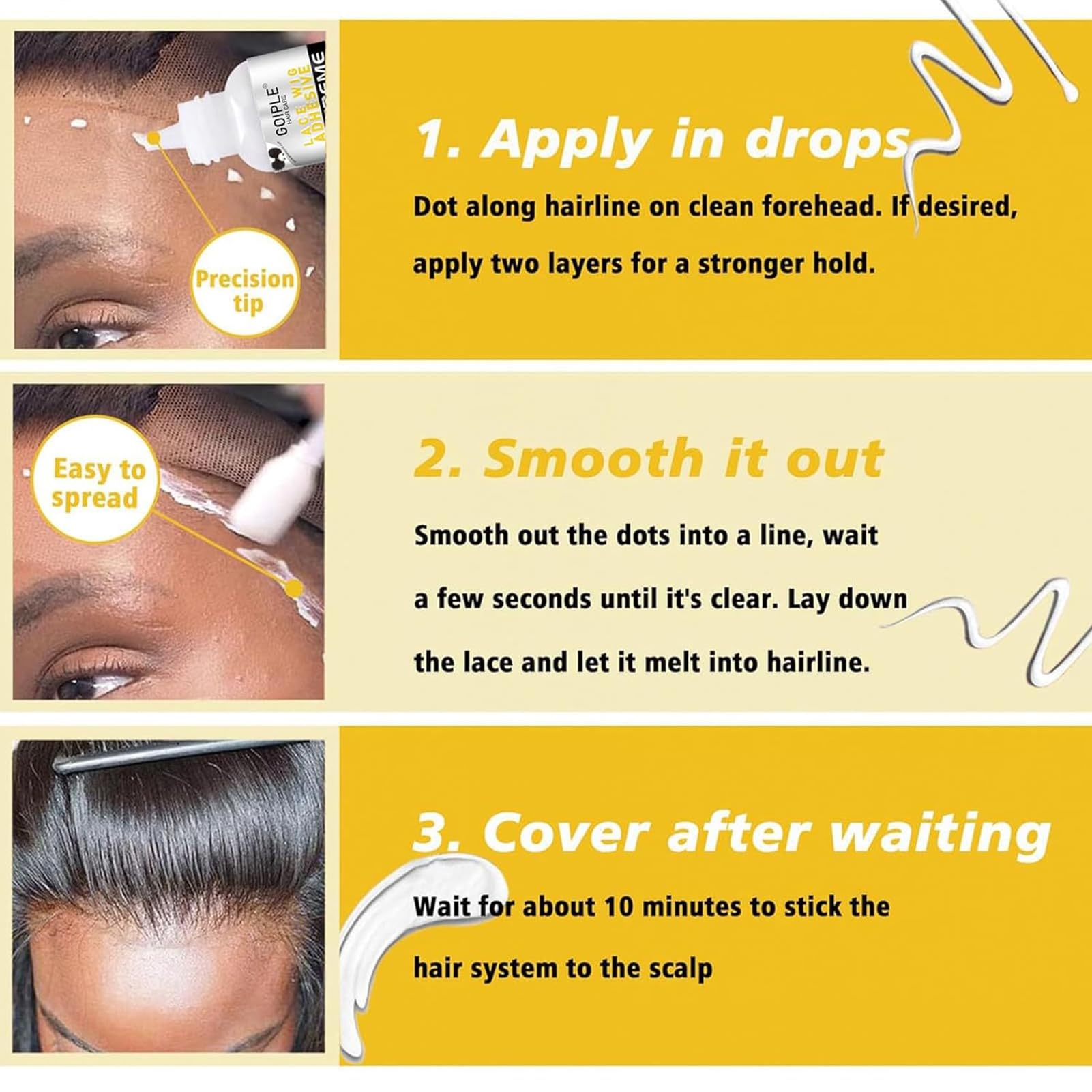 Goiple sweat-proof adhesive supports active days