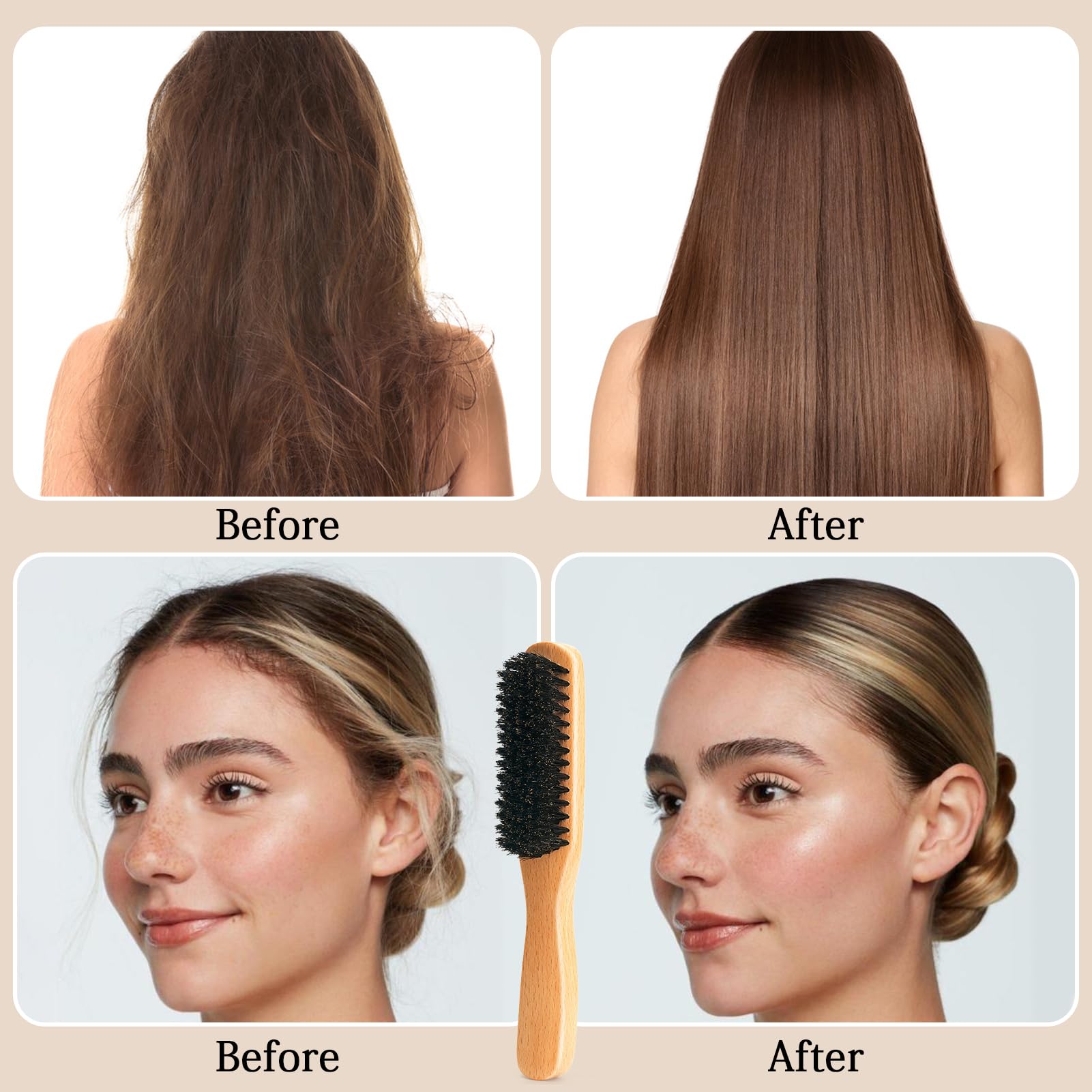 Goiple tail comb for precise sectioning and braids.