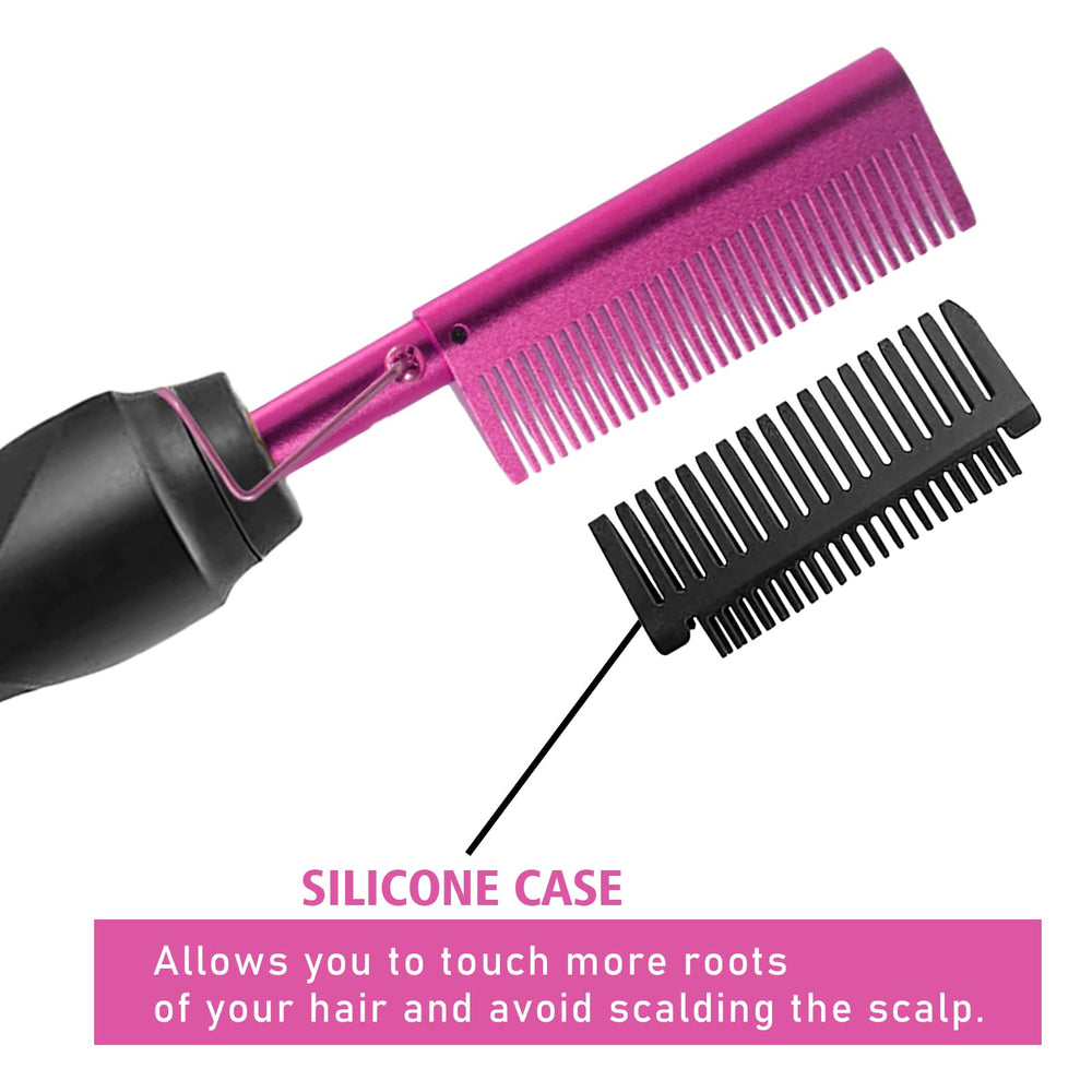 Goiple teasing brush adds lift and texture for volume.