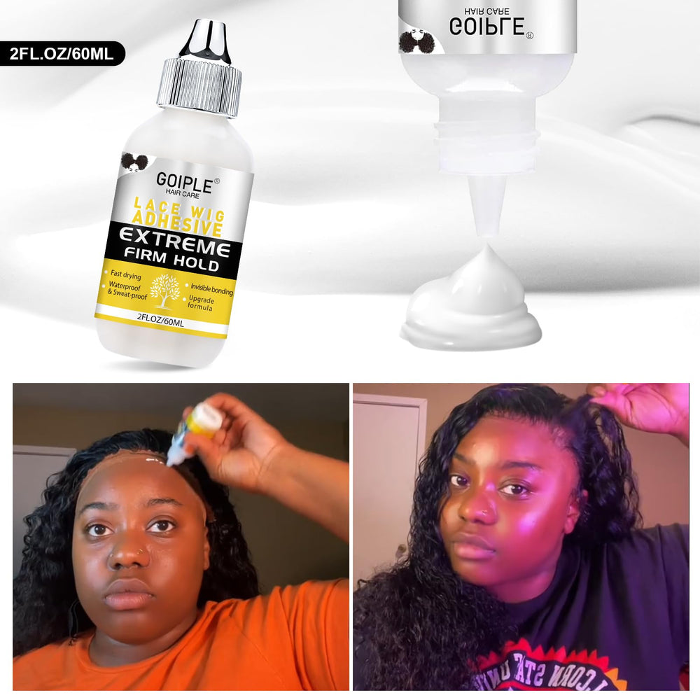 Goiple waterproof lace wig adhesive withstands sweat and oil