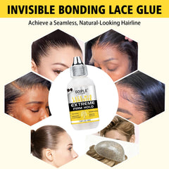 Goiple waterproof wig glue resists sweat and oil for lasting wear.