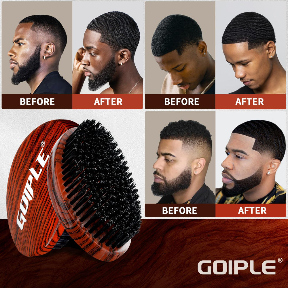 Goiple wave and beard styling in one tool for quick touch-ups.