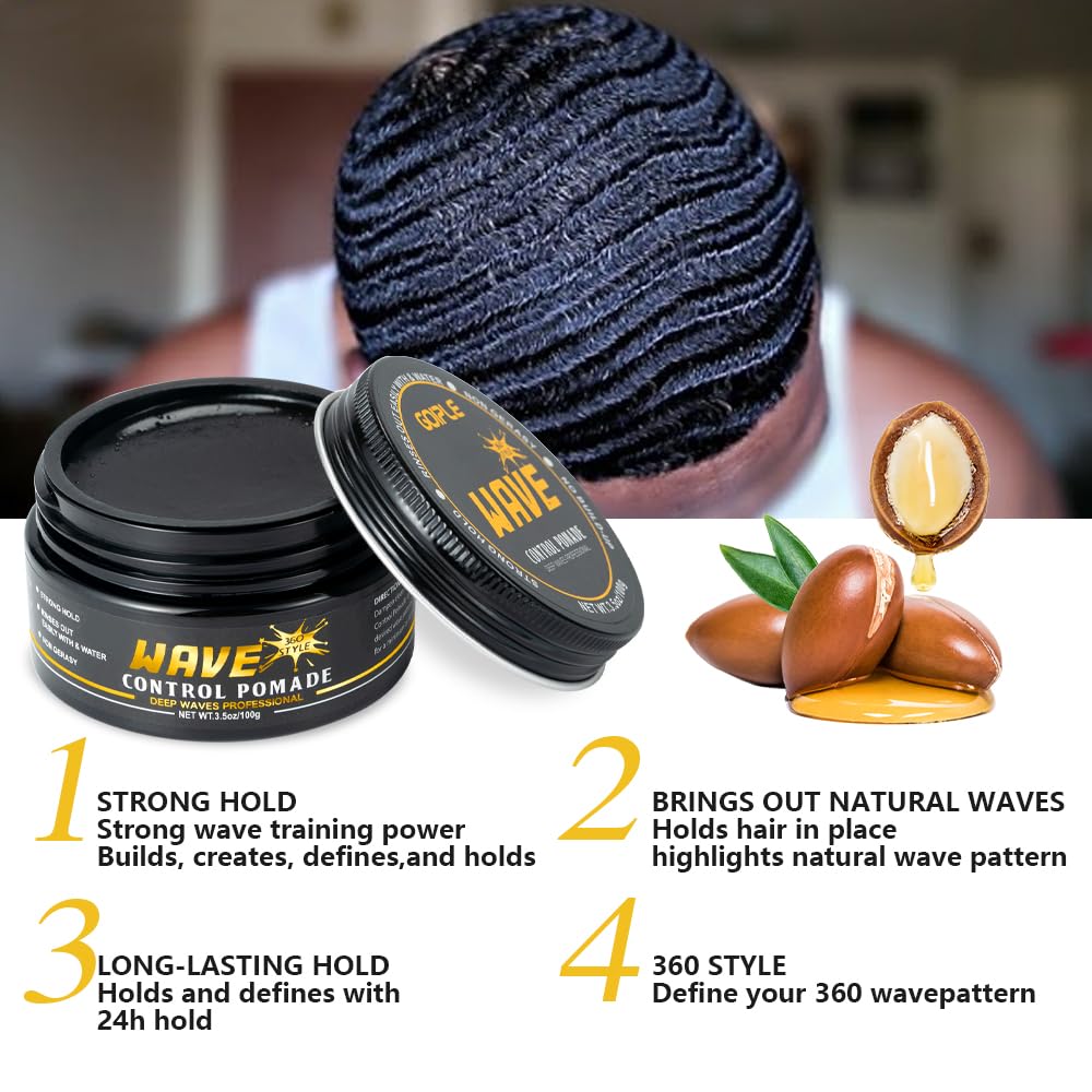 Textura cremosa de Goiple Wave Pomade para aplicación suave