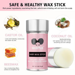 Goiple Wax Stick easy application helps define hair with control.