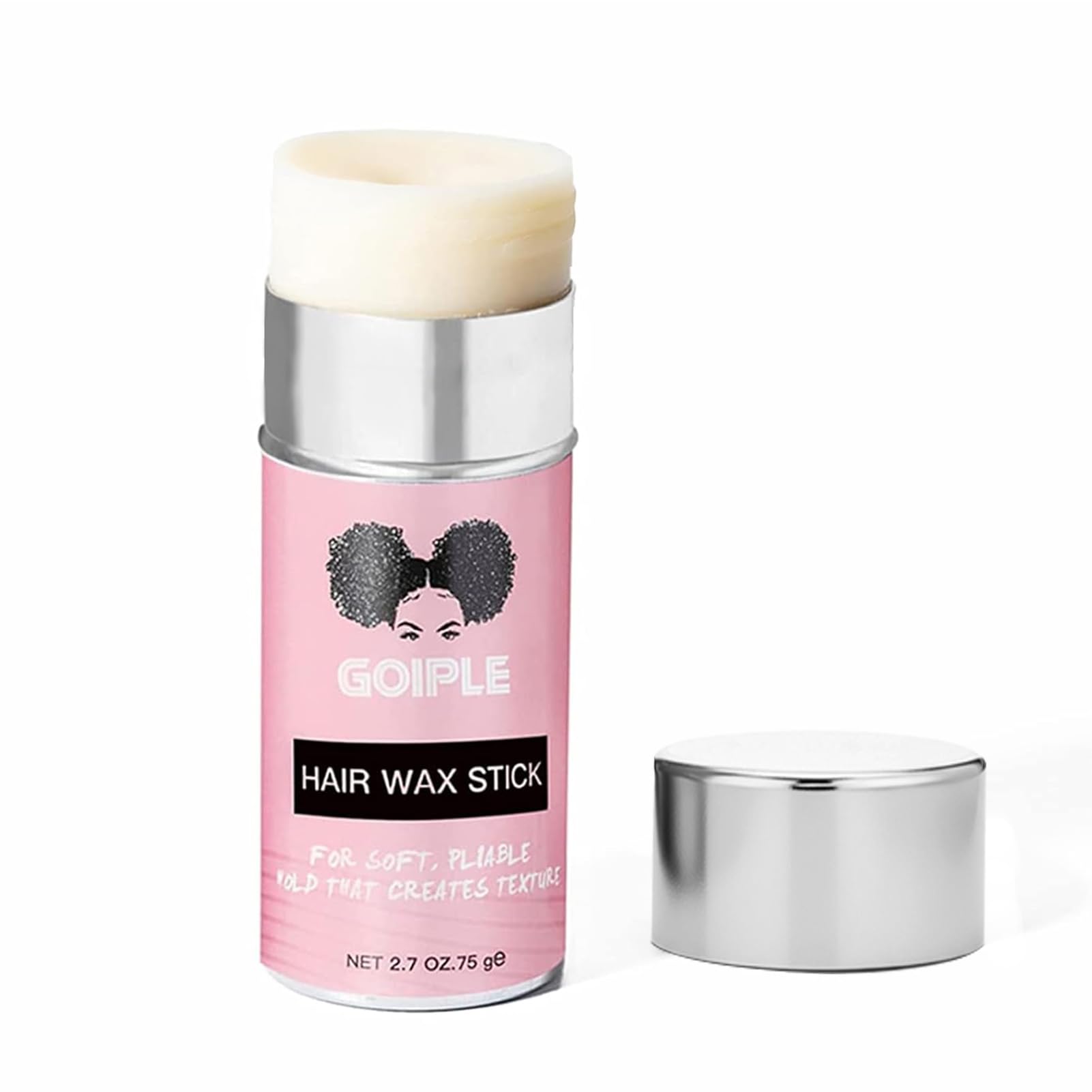 Goiple wax stick uses organic ingredients to support hair health during styling
