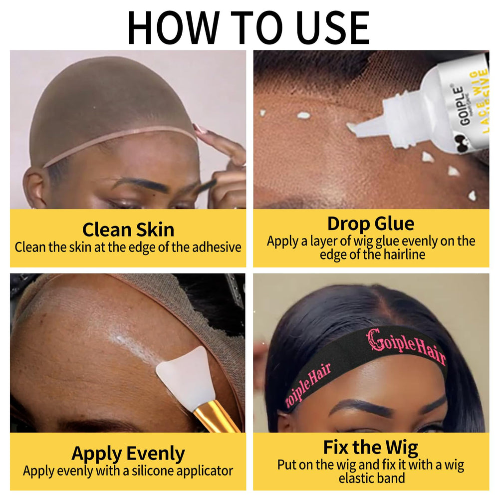 Goiple wig elastic included supports simple, secure fixation.