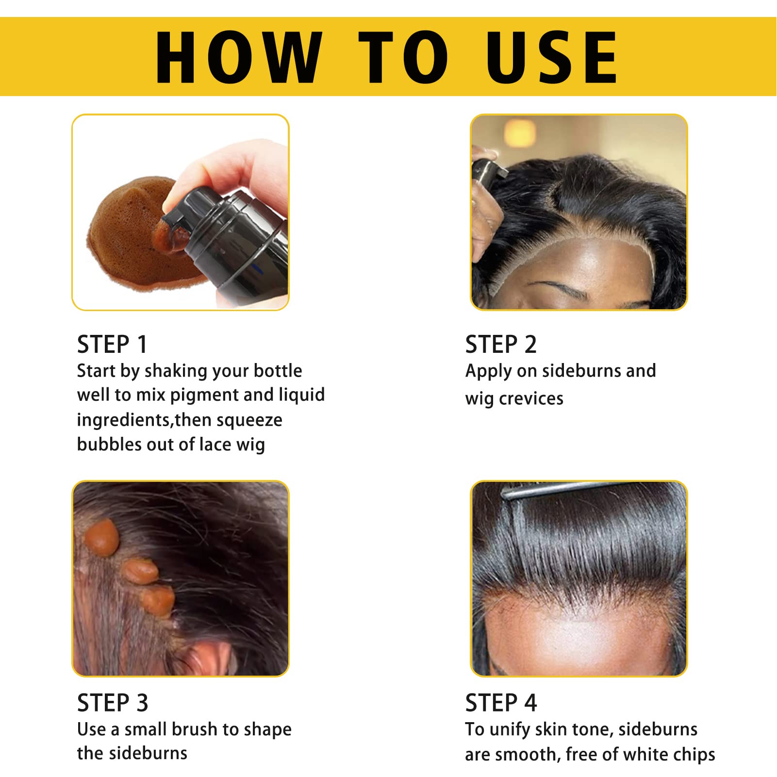 Goiple wig glue remover demonstrating safe removal action