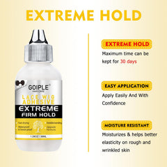Goiple wig glue remover safely dissolves adhesive residues