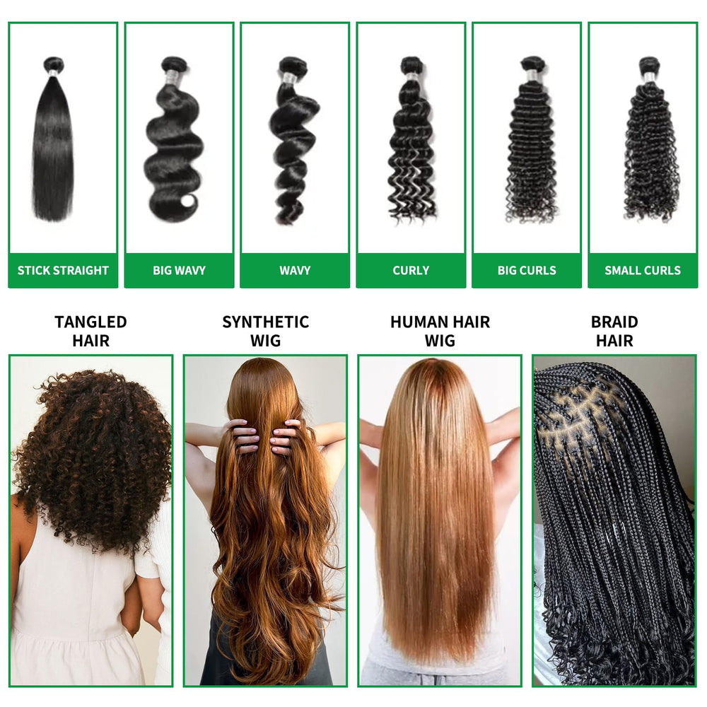Goiple Wig hidratación y brillo duradero para fibras sintéticas.