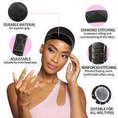 Goiple lace-melting elastic band for smooth, glue-free wig installs