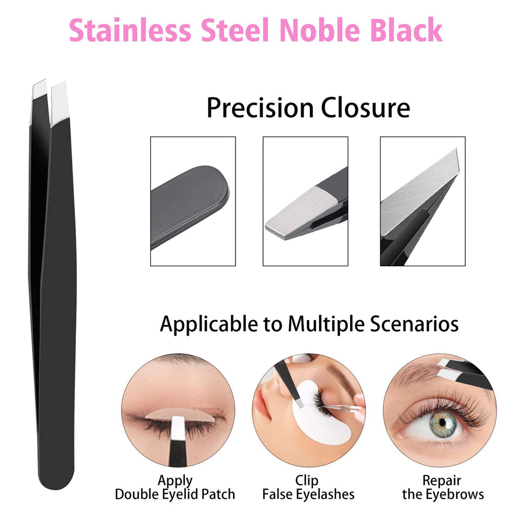 Goiple rat tail brush included for precise parting and styling