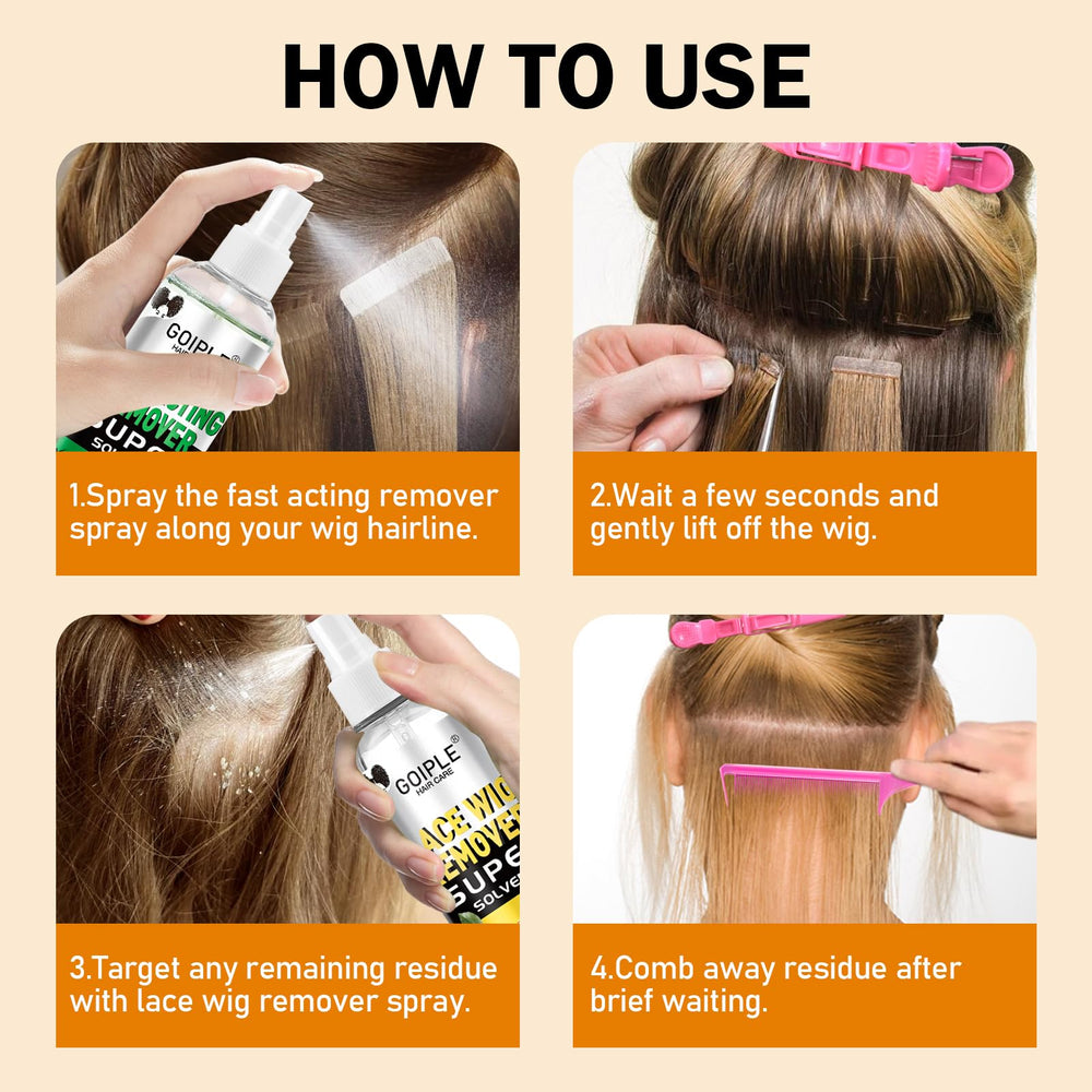 Goiple Wig Removal System kit for home salon quality