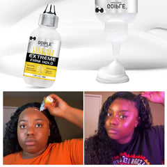 Goiple wig remover spray enables gentle, quick clean-up after wear.