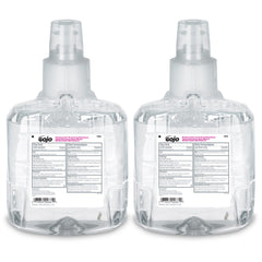GOJO antibacterial foam handwash refill in plum fragrance, front view.