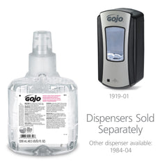 GOJO Clear and Mild Foam Handwash 1200 mL refill designed for LTX-12 compatibility.