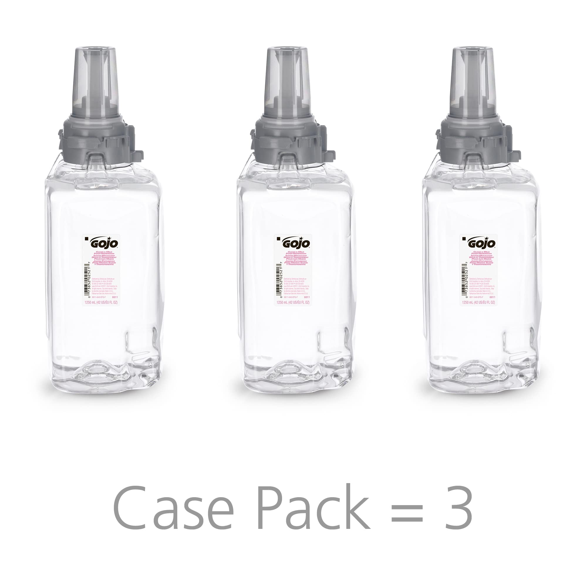 GOJO ADX-12 foam handwash refill 1250 mL provides long-lasting supply
