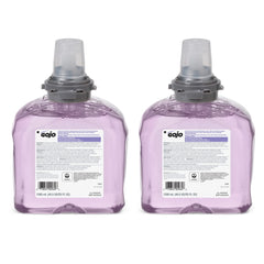 GOJO Premium Foam Hand Wash refill in Cranberry scent for 1200 mL bottle, skin-friendly and biodegradable.