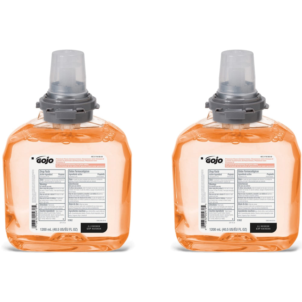 Gojo TFX Fresh Fruit Scent 1200 mL refill packaging.