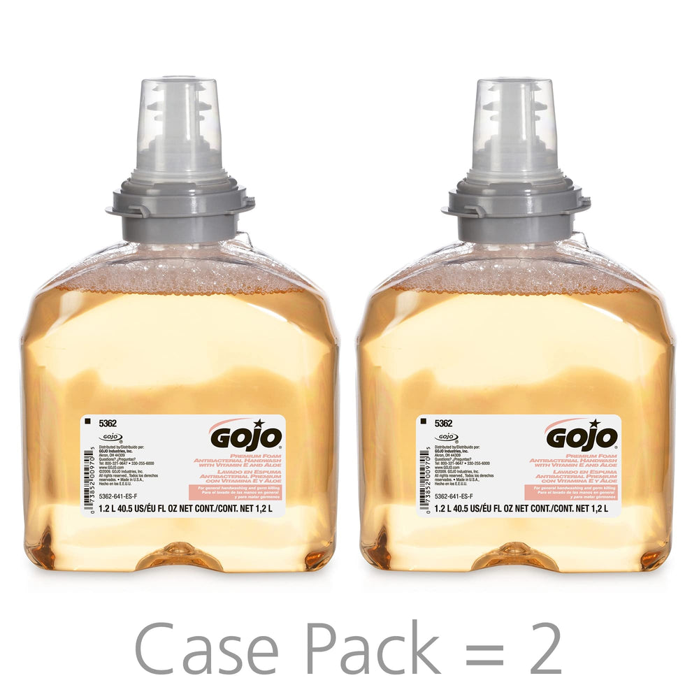 Gojo TFX rich foam close-up illustrating fast lather.