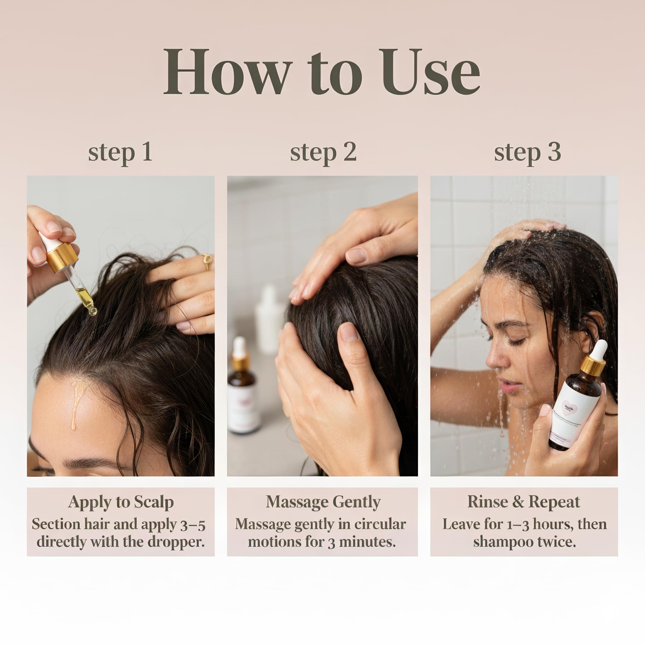 Golab Beauty rosemary scalp treatment dropper for precise scalp care.