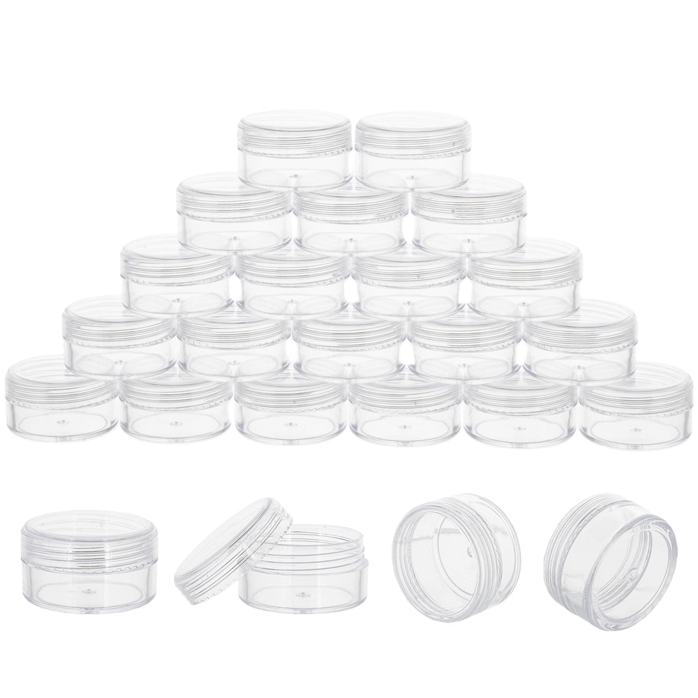 GOLACKY 10g sample container with clear lid for leak-free travel.