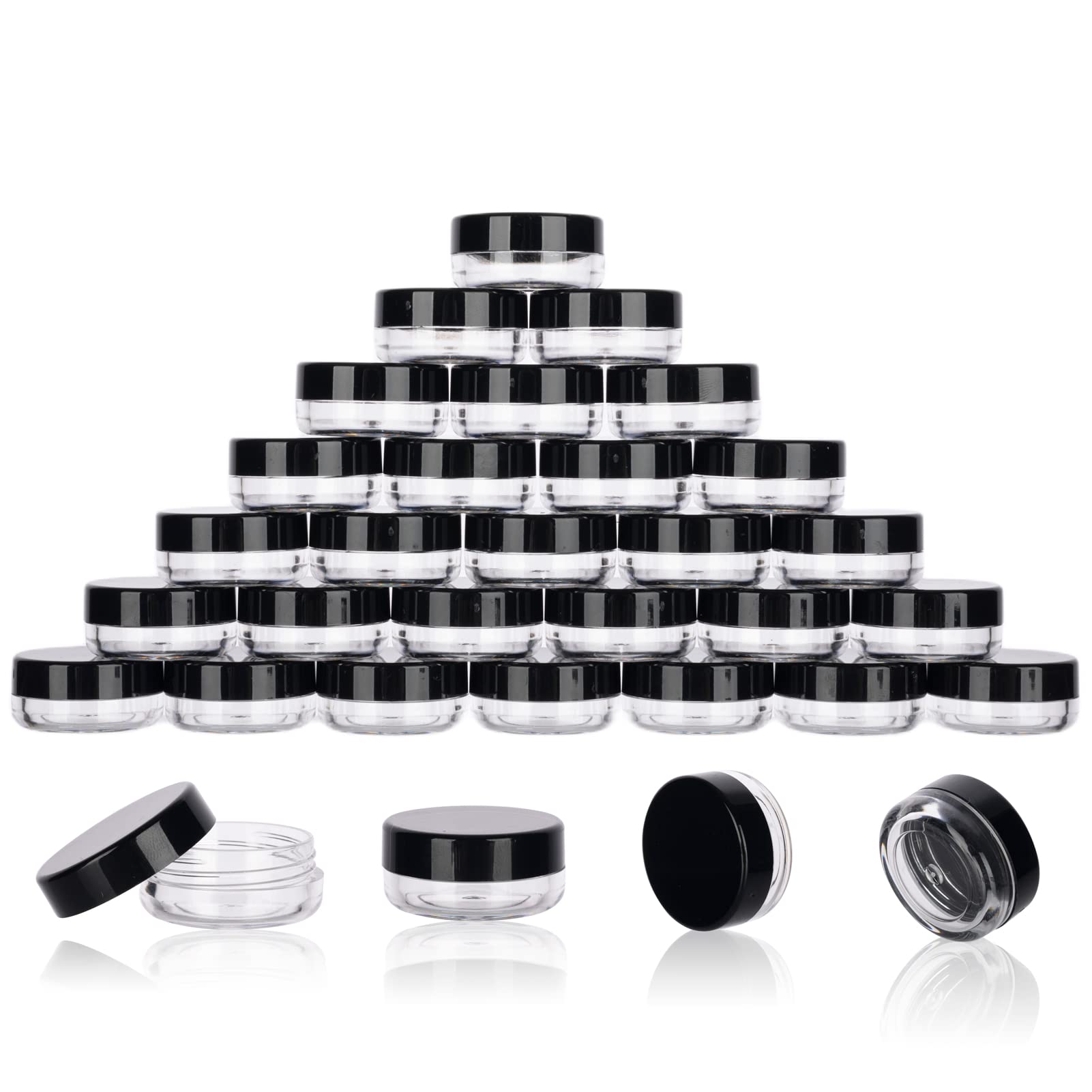 GOLACKY 3g sample container with lid for secure travel and precise portions.