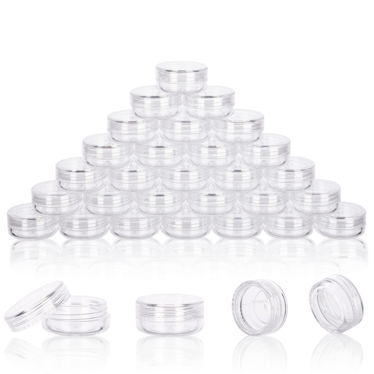 GOLACKY 3g sample container with lid showing clear body for quick content identification