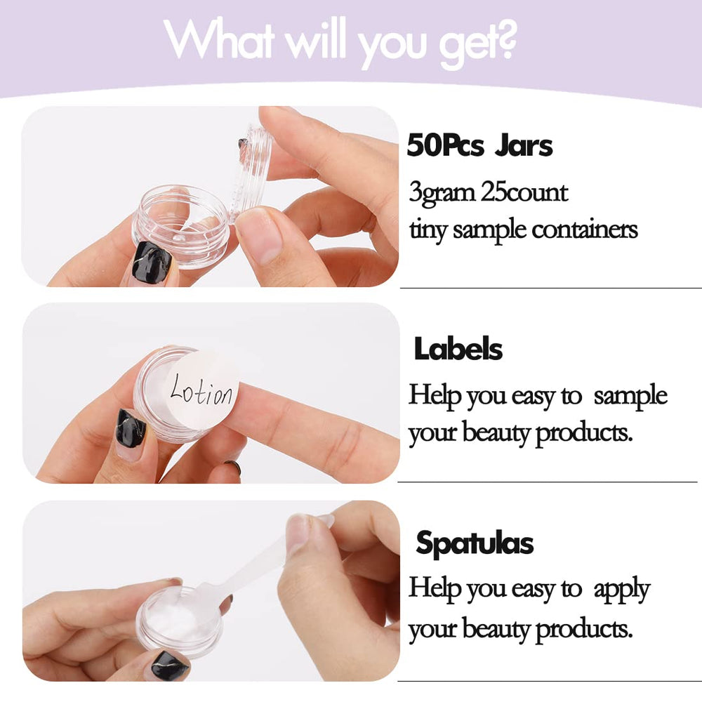 GOLACKY mini spatulas included for precise, mess-free product spreading