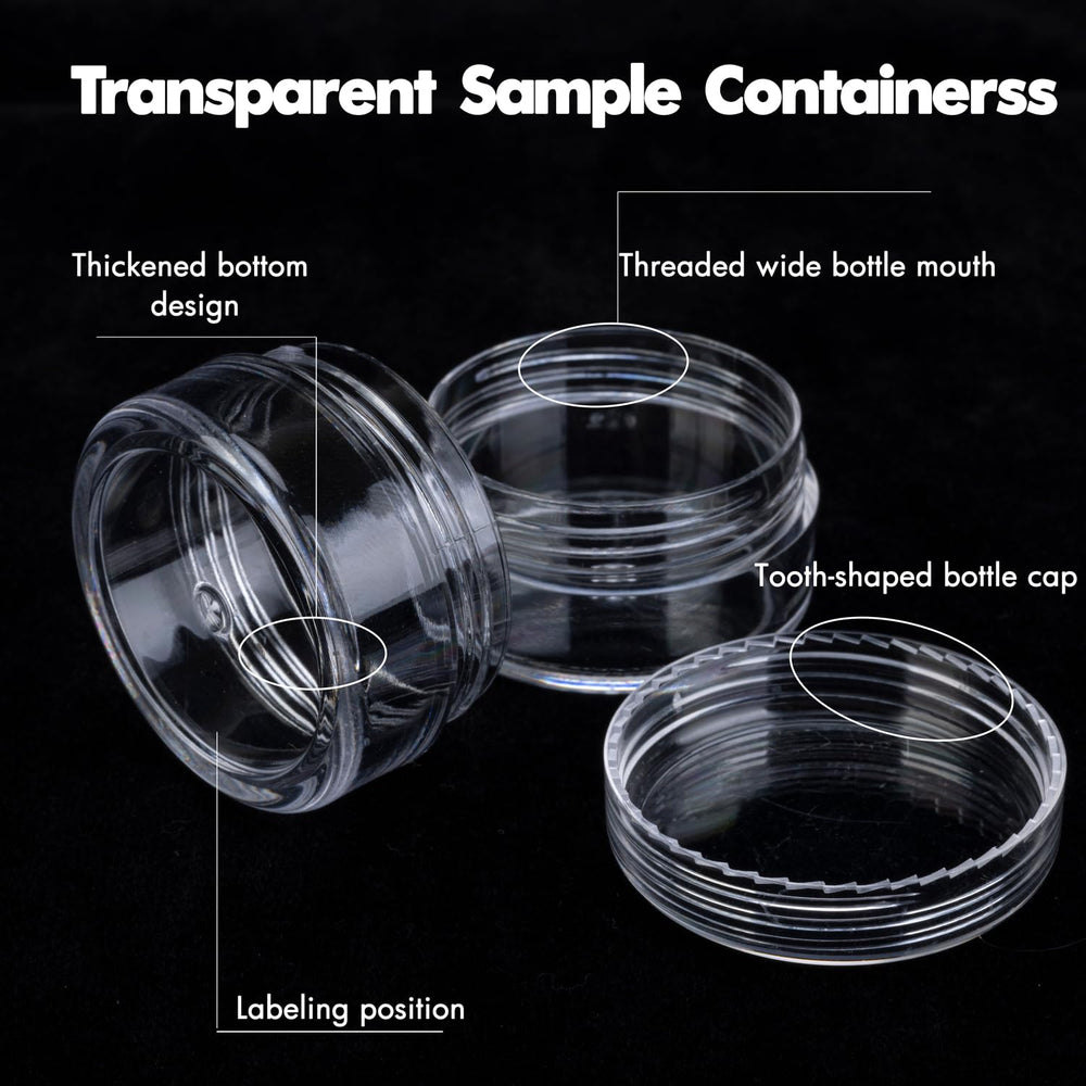 GOLACKY PS material container shows transparent body for easy content visibility.