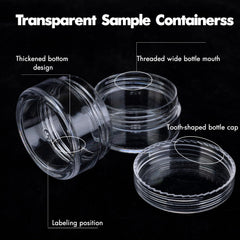 GOLACKY PS material container shows transparent body for easy content visibility.