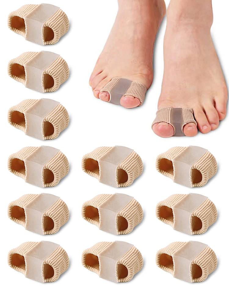 Golbylicc bunion toe separators setup with double loops for gentle toe spacing and comfort.