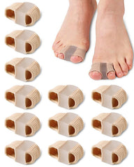 Golbylicc bunion toe separators setup with double loops for gentle toe spacing and comfort.