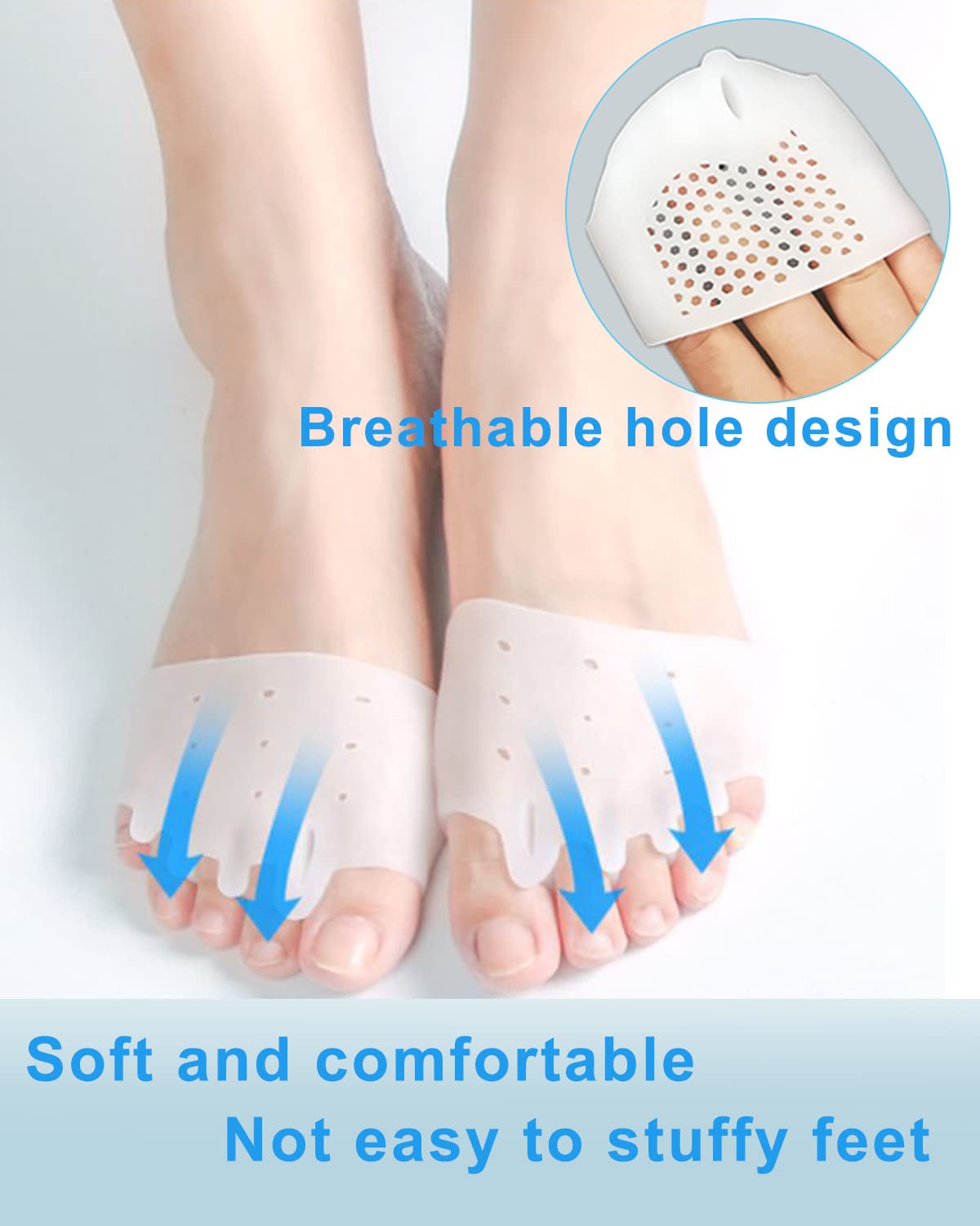 Golbylicc hammertoe-corrector straightens toes for a better fit.