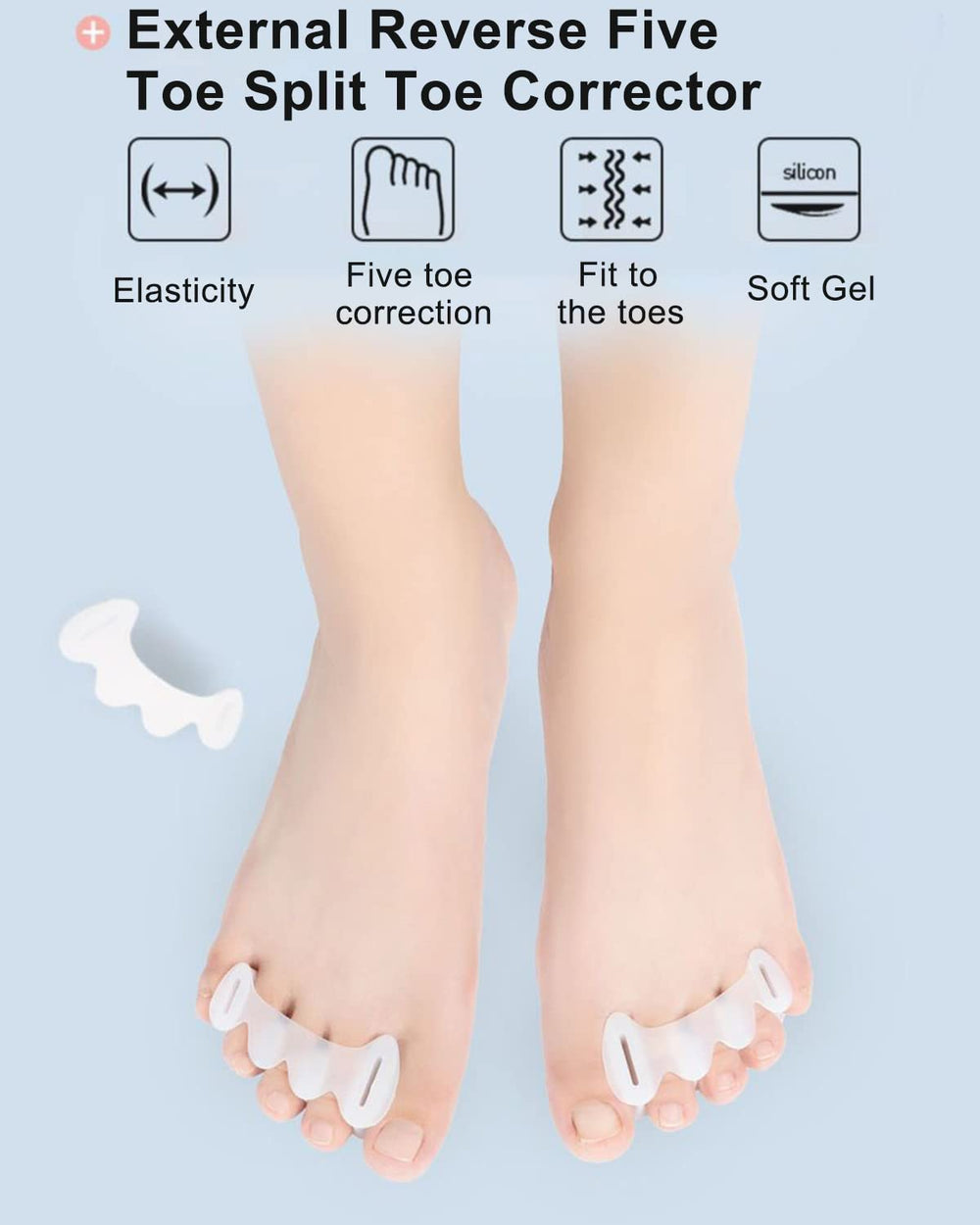 Golbylicc 2-pair set highlighting versatile toe care options
