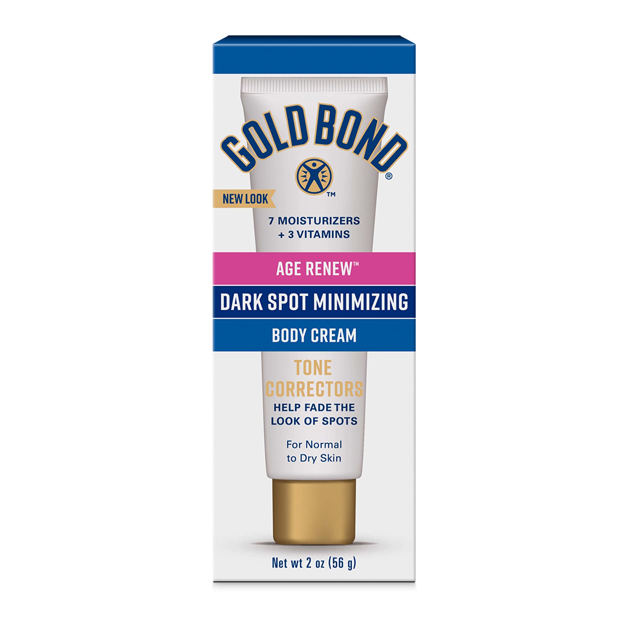 Gold Bond Age Renew crema anti-manchas en tubo para uso diario