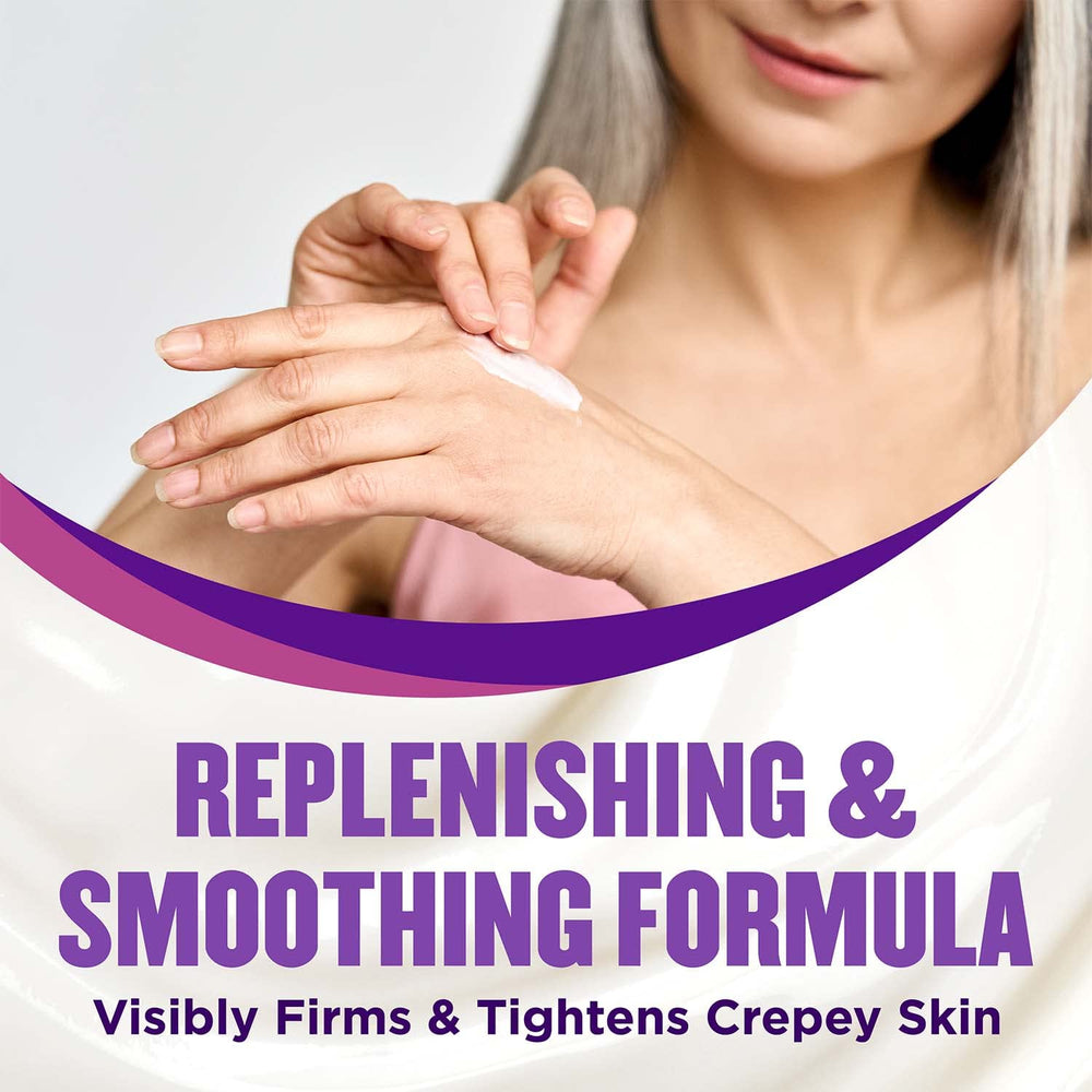 Gold Bond Crepe Corrector Hand Cream delivers 24 hour hydration.