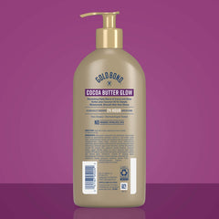 Gold Bond Cocoa Butter Glow highlights cocoa butter and shea in a nourishing blend.
