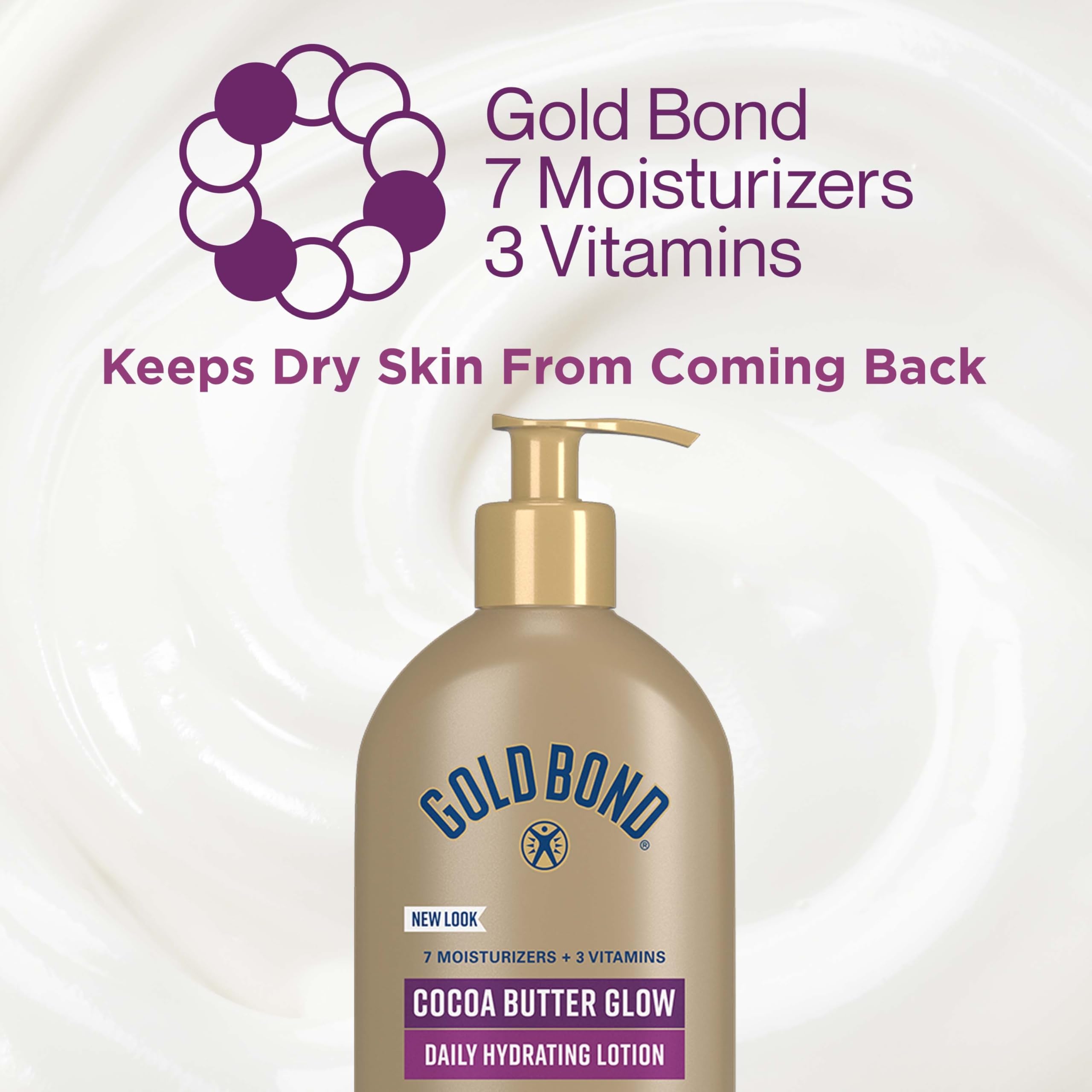 Gold Bond Cocoa Butter Glow is paraben-, phthalate-, and dye-free.