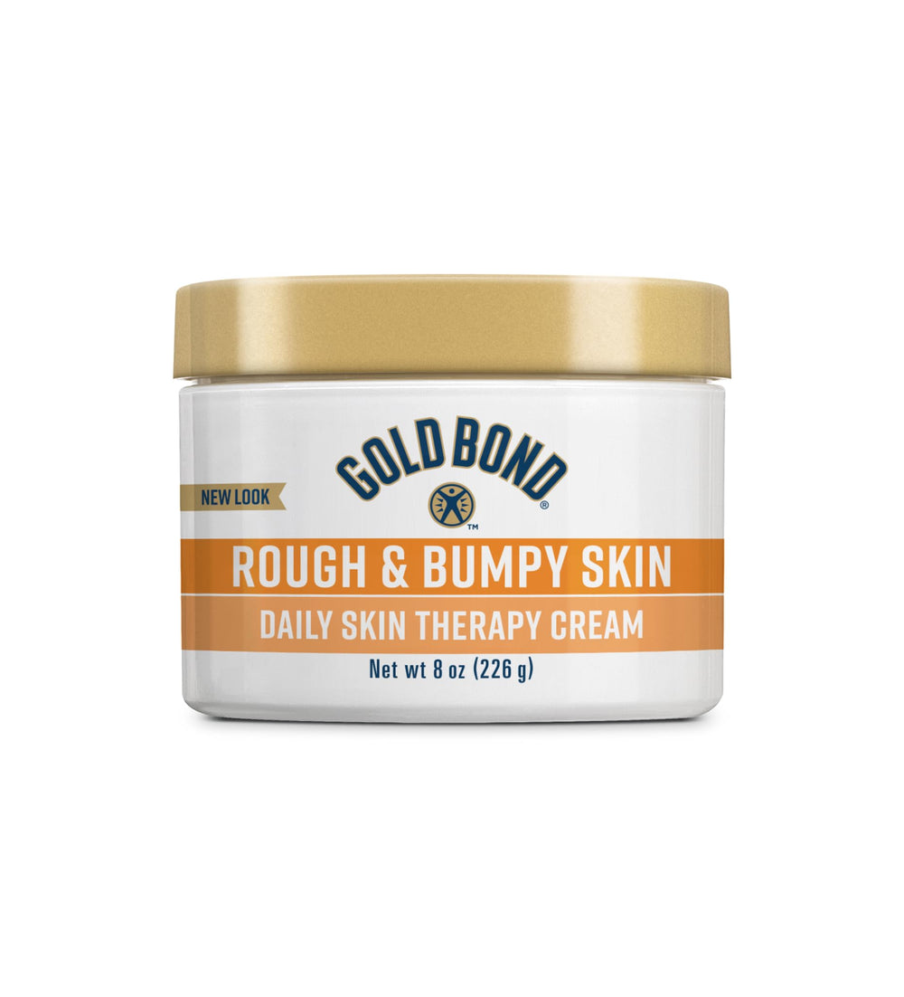 Gold Bond crema para piel áspera y bultos en brazos y piernas, suaviza y alisa.