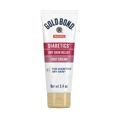 Gold Bond Crema para Pies Diabéticos frente del envase para alivio suave